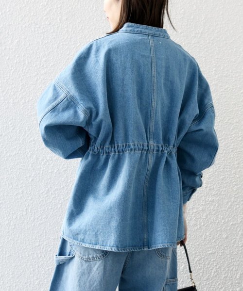 SHIPS any WOMEN(シップス　エニィ　ウィメン)/《追加予約》SHIPS any: デニム ワーク ジャケット［SHIPS any DENIM］/img14