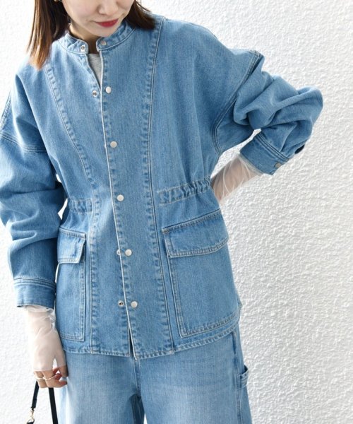《一部予約》SHIPS any: デニム ワーク ジャケット［SHIPS any DENIM］ SHIPS any