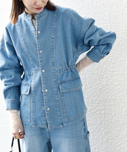 SHIPS any WOMEN(シップス　エニィ　ウィメン)/《追加予約》SHIPS any: デニム ワーク ジャケット［SHIPS any DENIM］/img15