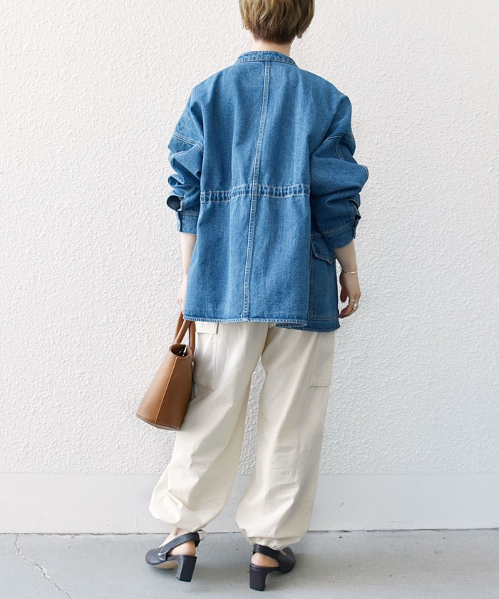一部予約》SHIPS any: デニム ワーク ジャケット［SHIPS any DENIM