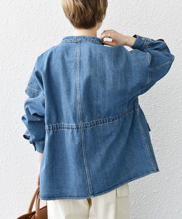 一部予約》SHIPS any: デニム ワーク ジャケット［SHIPS any DENIM