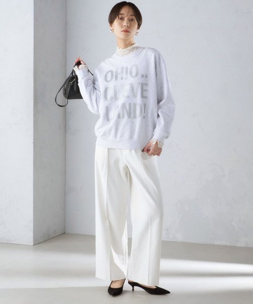 SHIPS WOMEN(シップス　ウィメン)/【SHIPS別注】Odub:〈手洗い可能〉メタリック ロゴ スウェット 24SS ◇/img36