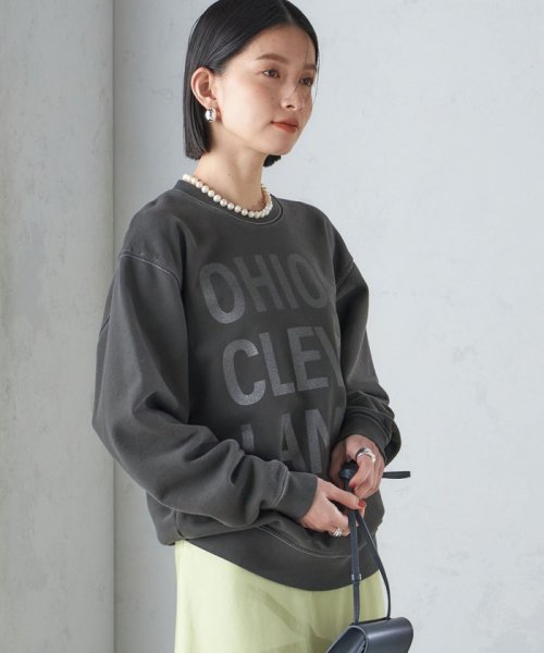 SHIPS WOMEN(シップス　ウィメン)/【SHIPS別注】Odub:〈手洗い可能〉メタリック ロゴ スウェット 24SS ◇/img42