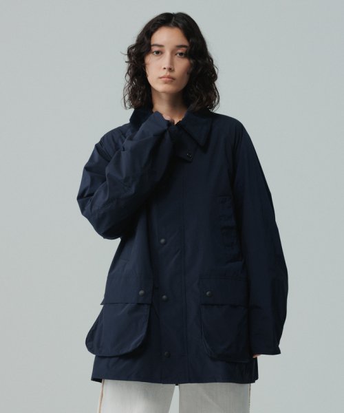 ADAM ET ROPE'(アダム　エ　ロペ)/《別注》【Barbour for TRAVELCOUTURE】EXCLUSIVE SPEY LONGPACKABLE OVERSIZE BEDALE / UNI/img01