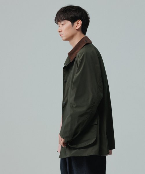 ADAM ET ROPE'(アダム　エ　ロペ)/《別注》【Barbour for TRAVELCOUTURE】EXCLUSIVE SPEY LONGPACKABLE OVERSIZE BEDALE / UNI/img09