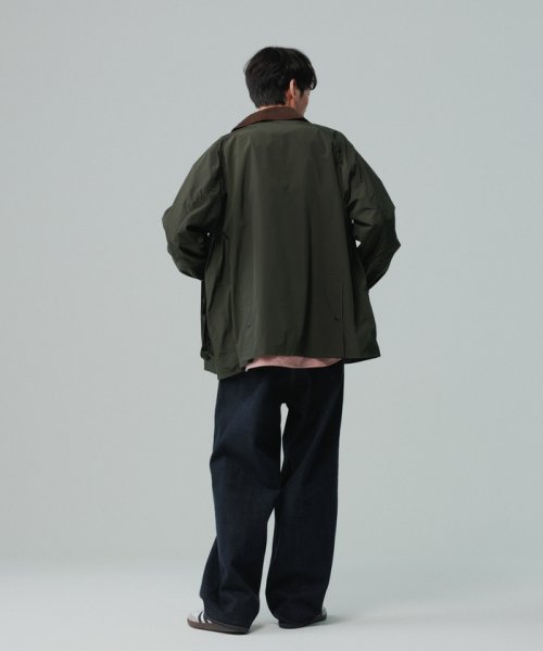 ADAM ET ROPE'(アダム　エ　ロペ)/《別注》【Barbour for TRAVELCOUTURE】EXCLUSIVE SPEY LONGPACKABLE OVERSIZE BEDALE / UNI/img12