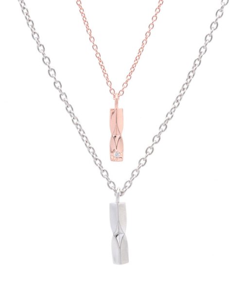 砂時計 ペアネックレス 0mm Mens 全長 約3 Womens シルバー925