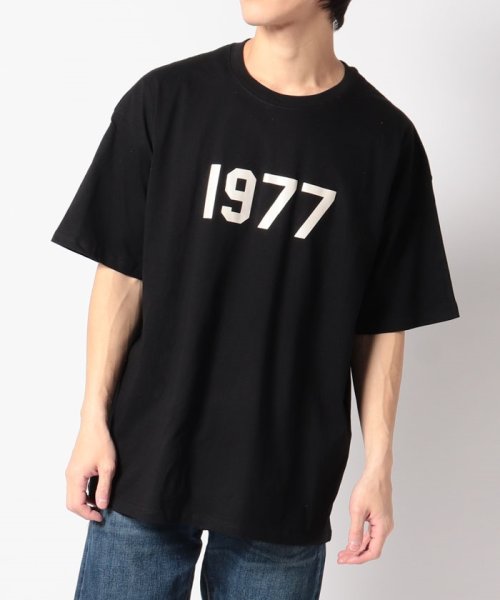 SETUP7(SETUP7)/【MAISON CLUB】1977 オーバーサイズ ロゴ 半袖 Tシャツ トップス 五分袖 プリントT KNF037/img05