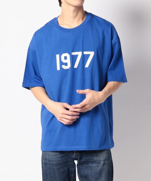 SETUP7(SETUP7)/【MAISON CLUB】1977 オーバーサイズ ロゴ 半袖 Tシャツ トップス 五分袖 プリントT KNF037/img06