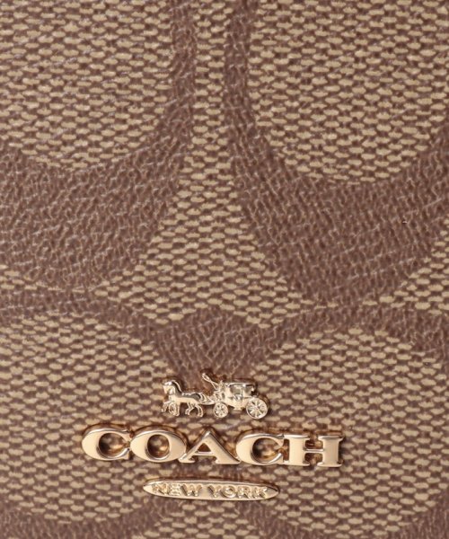 COACH(コーチ)/コーチ C0058 小銭入れ 財布 コインケース チェーン付き PVCシグネチャー/img05