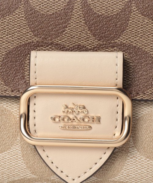 COACH(コーチ)/コーチ CH387 二つ折り財布 ミニ財布 PVCシグネチャー/img06