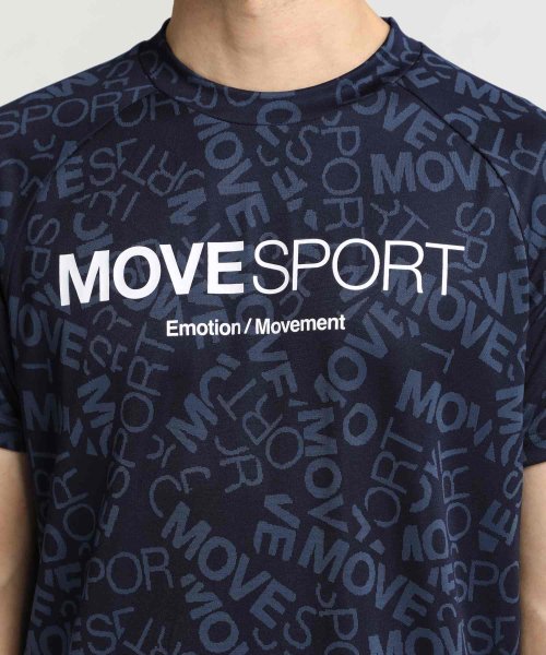 MOVESPORT(ムーブスポーツ)/ジャガードグラフィック ショートスリーブシャツ/img13