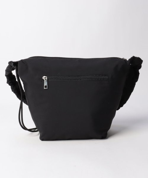  【WEB限定】ママパパドロストミニショルダーバッグ【クロ】