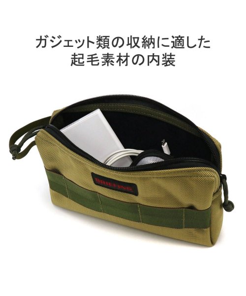 BRIEFING(ブリーフィング)/日本正規品 ブリーフィング ポーチ 小物入れ BRIEFING 軽量 ナイロン カーキ 25周年 限定 MOBILE POUCH L BRA213A04/img04