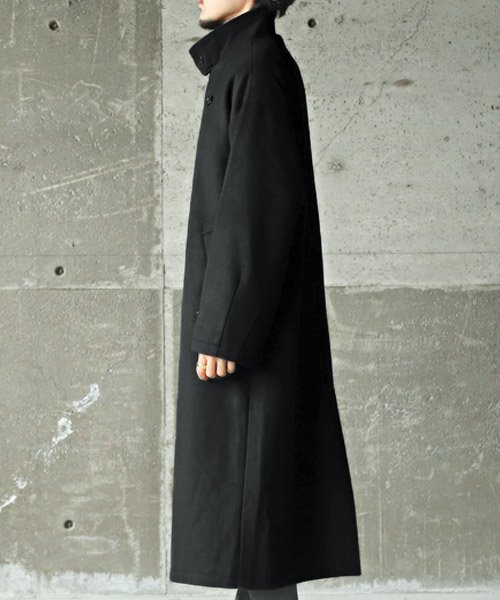 2wayオーバーサイズウールロングコート/ロングコート メンズ チェスターコート ウール オーバーサイズ 