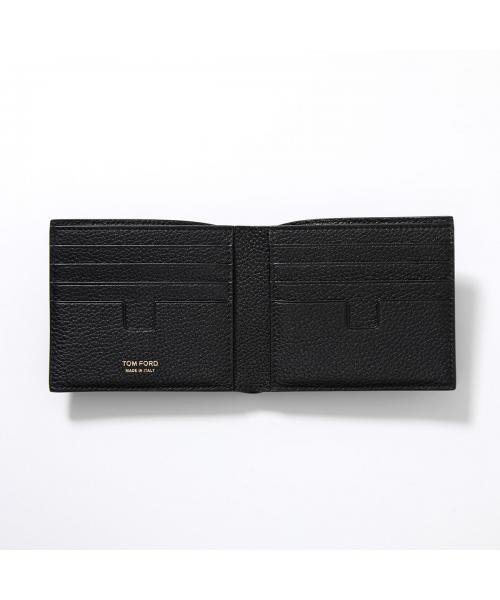 TOM FORD 二つ折り財布 YT228 LCL158G レザー TOM FORD 二つ折り財布 YT228 LCL158G 小銭入れなし