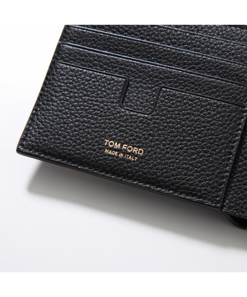 TOM FORD 二つ折り財布 YT228 LCL158G レザー
