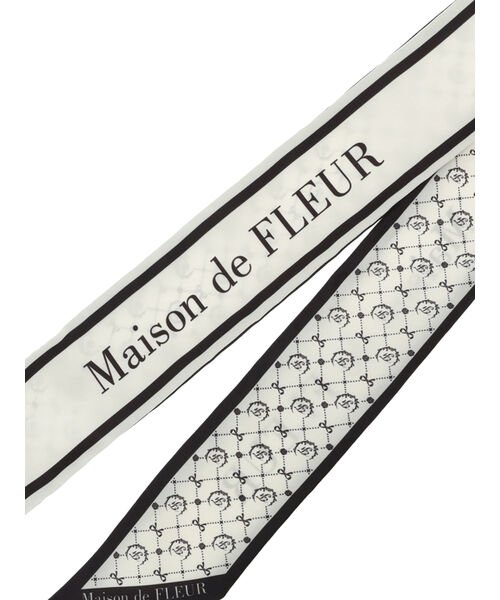 Maison de FLEUR(メゾンドフルール)/モノグラム柄スカーフ/img05