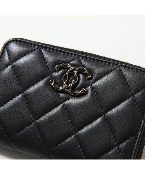 CHANEL コインケース MATELASSE AP3625 B14330 ラムスキン(505843565 