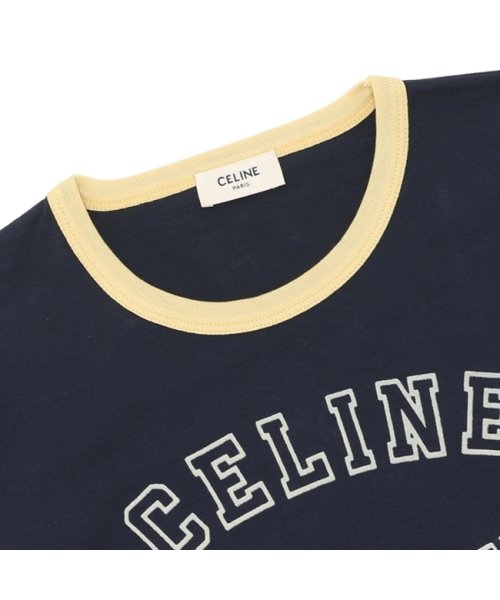 CELINE(セリーヌ)/セリーヌ Tシャツ カットソー カリフォルニア ロゴ コットンジャージー ネイビー レディース CELINE 2X17H671Q 07FJ/img03