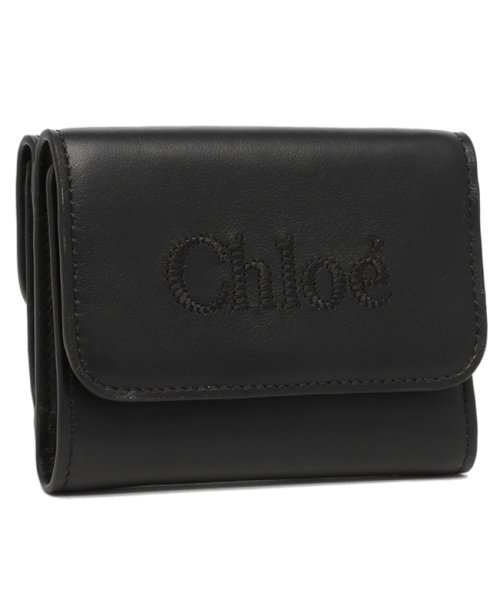 Chloe(クロエ)/クロエ 三つ折り財布 クロエセンス ミニ財布 ブラック レディース CHLOE CHC23AP874I10 001/img01