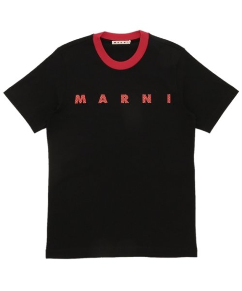 MARNI(マルニ)/マルニ Tシャツ カットソー オーガニックコットン 水玉ロゴ ブラック メンズ MARNI HUMU0198PN USCV77 PDN99/img05