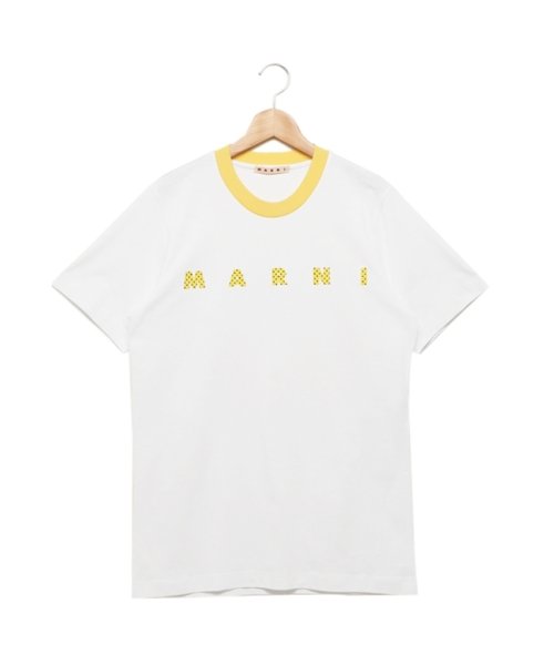 MARNI(マルニ)/マルニ Tシャツ カットソー オーガニックコットン 水玉ロゴ ホワイト メンズ MARNI HUMU0198PN USCV77 PDW01/img01