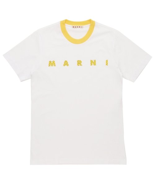 MARNI(マルニ)/マルニ Tシャツ カットソー オーガニックコットン 水玉ロゴ ホワイト メンズ MARNI HUMU0198PN USCV77 PDW01/img05
