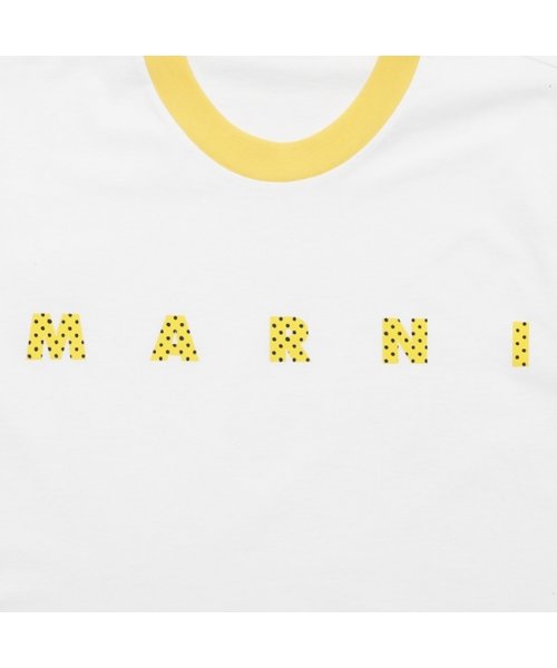 MARNI(マルニ)/マルニ Tシャツ カットソー オーガニックコットン 水玉ロゴ ホワイト メンズ MARNI HUMU0198PN USCV77 PDW01/img06