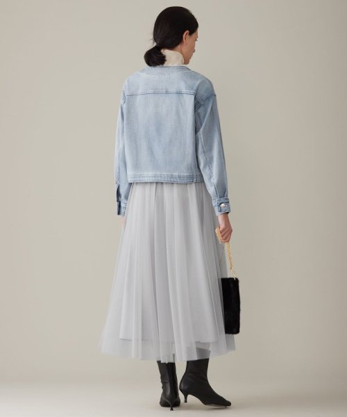 【洗える】ウスカルデニム ジャケット 