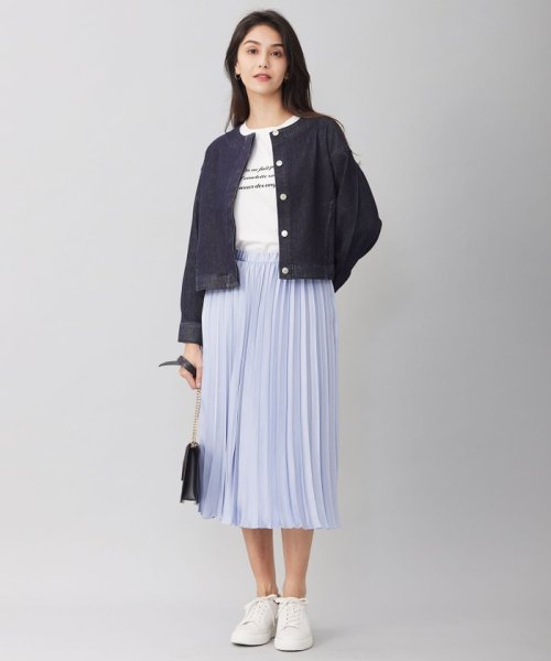 【洗える】ウスカルデニム ジャケット 