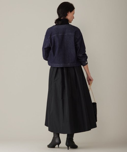 【洗える】ウスカルデニム ジャケット 