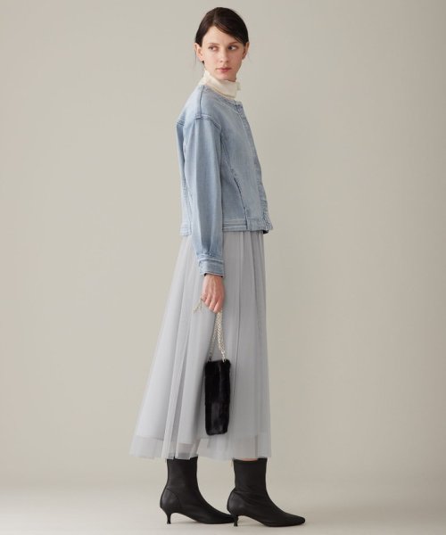 【洗える】ウスカルデニム ジャケット 