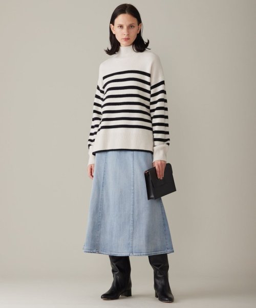 【洗える】ウスカルデニム スカート 