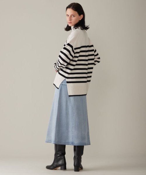 【洗える】ウスカルデニム スカート 