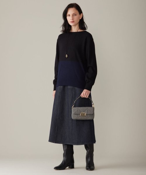 【洗える】ウスカルデニム スカート 