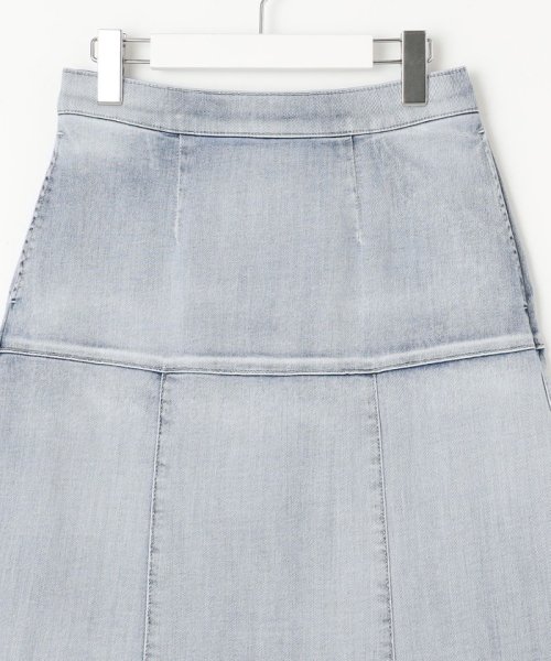 【洗える】ウスカルデニム スカート 