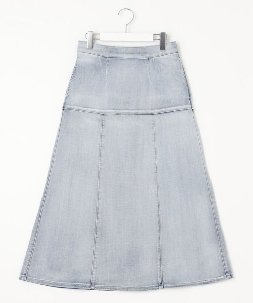 【洗える】ウスカルデニム スカート 