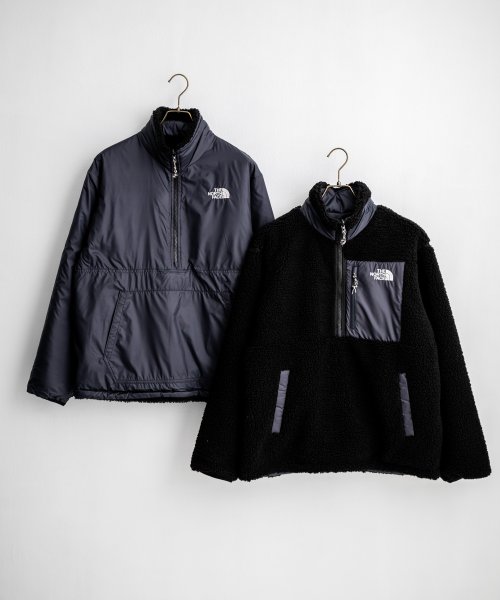 Rocky Monroe(ロッキーモンロー)/THE NORTH FACE ノースフェイス 韓国 ボアジャケット リバーシブル メンズ レディース アウター アノラックパーカー フリース ブルゾン ハーフジ/img12