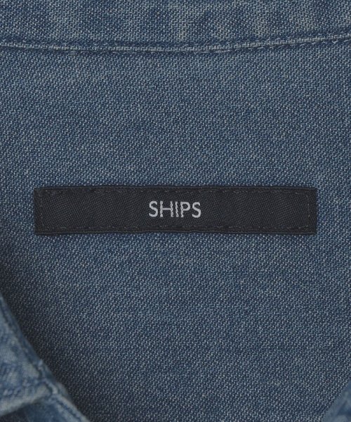 SHIPS MEN(シップス　メン)/SHIPS: 6.5oz ウォッシュド デニム レギュラーカラー 長袖 シャツ/img19