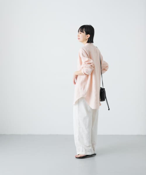 『ユニセックス』リネンビッグシャツ PAYDAY /ペイデイ　別注PAYDAY刺繍SHIRT N1571793131(12155円)