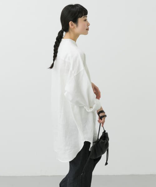 『ユニセックス』リネンビッグシャツ PAYDAY /ペイデイ　別注PAYDAY刺繍SHIRT N1571793131(12155円)