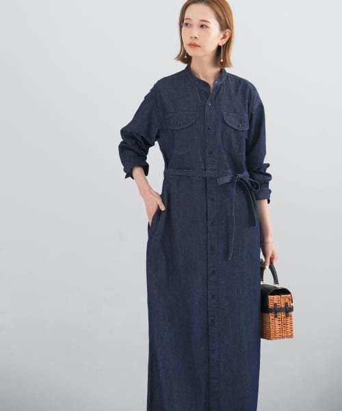 URBAN RESEARCH ROSSO(URBAN　RESEARCH　ROSSO)/『別注』Lee×ROSSO　BELTED DENIM DRESS/img10