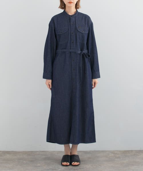 URBAN RESEARCH ROSSO(URBAN　RESEARCH　ROSSO)/『別注』Lee×ROSSO　BELTED DENIM DRESS/img13