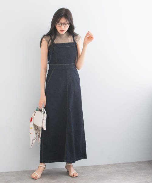 URBAN RESEARCH ROSSO(URBAN　RESEARCH　ROSSO)/『別注』Lee×ROSSO　BELTED CAMISOLE DRESS/img16