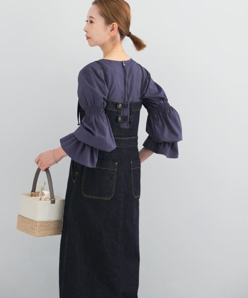 URBAN RESEARCH ROSSO(URBAN　RESEARCH　ROSSO)/『別注』Lee×ROSSO　BELTED CAMISOLE DRESS/img23
