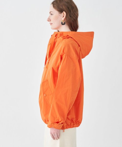 ポリステルコットンメモリークロス アノラックパーカ 