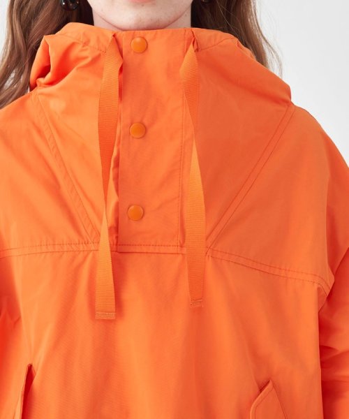 ポリステルコットンメモリークロス アノラックパーカ 