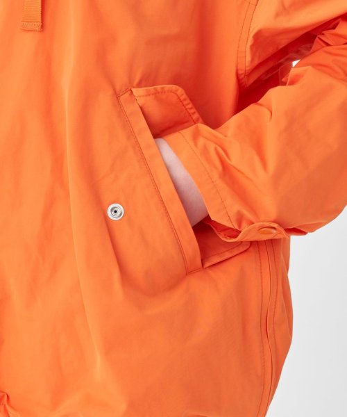 ポリステルコットンメモリークロス アノラックパーカ 