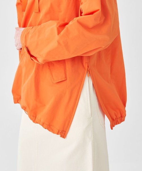 ポリステルコットンメモリークロス アノラックパーカ 